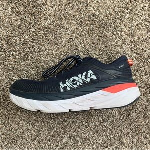 HOKA BONDI 7 - women’s size 8.5, navy - gently used, less than 10 miles on